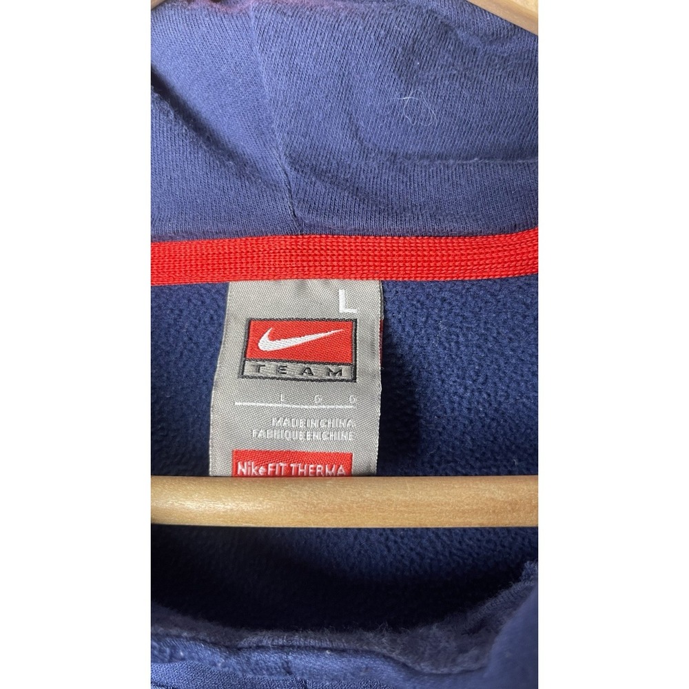Vintage University of Arizona Wildcats Hoodie Mens Large Blue Nike Center Check - Picture 6 of 9